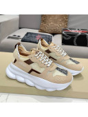 Versace Mesh Sneakers Beige 07 2021