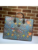 Gucci x Disney Donald Duck GG Canvas Tote Bag 650037 Beige/Blue 2020