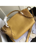 Chloe Owen Medium Satchel Bag in Smooth & Suede Calfskin Yellow 2017 