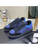 Chanel Fabric & Suede Sneakers G38038 Blue 2021