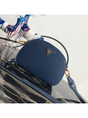 Prada Odette Saffiano Leather Bag 1BH123 Blue 2019