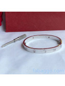 Cartier Four Crystal Bracelet Silver 2020(Top Quality)