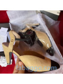 Chanel Suede Pumps with Bow 80MM G36360 Yellow 2020