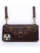 Louis Vuitton Monogram Canvas iPhone Clutch/Crossbody Bag Brown 06 2020