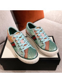 Gucci Tennis 1977 Sequins Low-Top Sneakers Green 2021