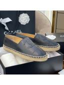 Chanel CC Lambskin Espadrilles Black 2021 09