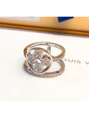 Louis Vuitton Idylle Blossom Two-Row Ring Silver 2020