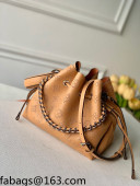 Louis Vuitton Mahina Monogram Perforated Bella Bucket Bag M57070 Clay Brown 2022