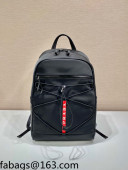 Prada Men's Technical Fabric Backpack  2VZ085 Black 2022