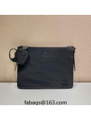  Prada Men's Re-Nylon Shoulder Bag 2VH121 Black 2023 