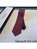 Gucci Silk Tie Red 2022 031096