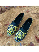 Versace Print Espadrilles Black/Gold 2021 112421