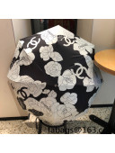 Chanel Camellia Umbrella White/Black 2022 54