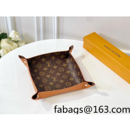 Louis Vuitton Monogram Canvas and Leather Tray 25cm Brown 2021 43