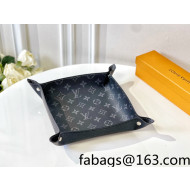 Louis Vuitton Monogram Canvas and Leather Tray 25cm Black 2021 47