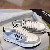 Prada District Leather Sneakers White/Grey 2021 23