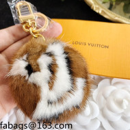 Louis Vuitton LV Fur Bag Charm and Key Holder Brown 2021 04