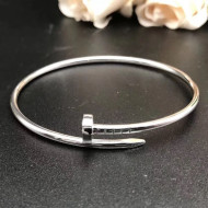 Cartier White Gold Nologo Juste un Clou Bracelet , Small Model 07