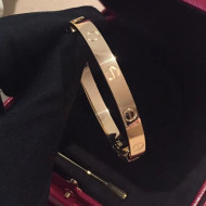 Cartier Screw Bracelet Pink Gold 2018（High quality）