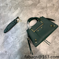 Balenciaga Neo Classic Small Bag in Smooth Calfskin Green/Gold 2021 638511