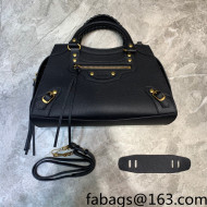 Balenciaga Neo Classic Small Bag in Grained Calfskin Black/Gold 2021 638511