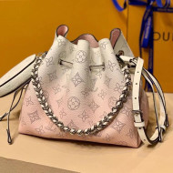 Louis Vuitton Mahina Monogram Perforated Leather Bella Bucket Bag M57068 Pink 2021