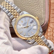 Rolex Datejust Watch 41mm Gold/Silver 01 (Top Quality)