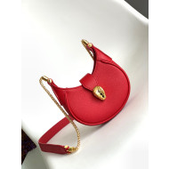 Bvlgari Serpenti Ellipse Calf Leather Mini Shoulder Bag Red 2022