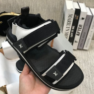 Louis Vuitton Arcade Flat Strap Sandal Black 2021