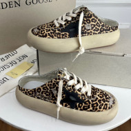 Golden Goose GGDB Space-Star Sabot Sneakers in Animal Print 04