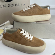 Golden Goose GGDB Space-Star Sneakers in Tobacco-Colored Suede 04