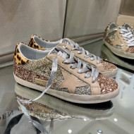 Golden Goose GGDB Super-Star Sneakers in Multicolor Glitter with Star 2022 09