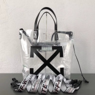 Off-White Black Leather & PVC Tote 2018