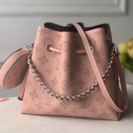 Louis Vuitton Mahina Monogram Perforated Bella Bucket Bag M57068 Pink/Silver 2021