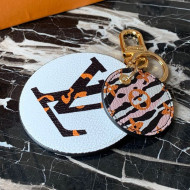 Louis Vuitton Animal Key Holder and Bag Charm White 2021