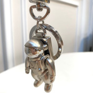 Louis Vuitton Spaceman Figurine Bag Charm and Key Holder Silver 2021