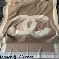 Chanel Wool CC Blanket 140x190cm Beige 2021