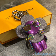 Louis Vuitton Charm and Key Holder LV20121801 Purple 2020