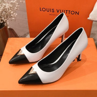 Louis Vuitton Heartbreaker Leather V Charm Pumps White 2020