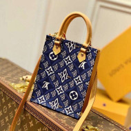 Louis Vuitton Since 1854 Petit Sac Plat Bucket Bag M80288 Blue 2021