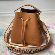 Louis Vuitton NéoNoé BB Bucket Bag in Honey Gold Epi Leather M57706 2021