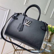 Louis Vuitton Twist Tote Bag in Epi Leather M54810 Black 2020