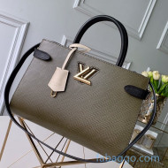 Louis Vuitton Twist Tote Bag in Epi Leather M53726 Green 2020