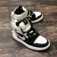 Nike Air Jordan 1 Retro High OG AJ1 Sneakers Black/White 2021(For Kids)