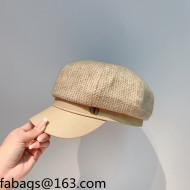 Dior Knit Octagonal Hat Beige 2021