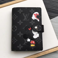 Louis Vuitton Monogram Canvas Print Small Ring Agenda Book Cover R20005 02 2019