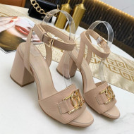 Louis Vuitton Lock It LV Circle Sandals Nude 2021