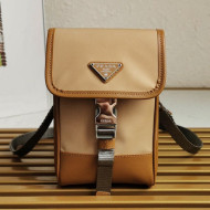 Prada Re-Nylon Messenger Mini Bag 2ZH108 Beige 2021