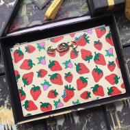 Gucci Zumi Strawberry Print Pouch 570728 2019