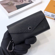 Louis Vuitton Epi Key Pouch Noir M56245 2017